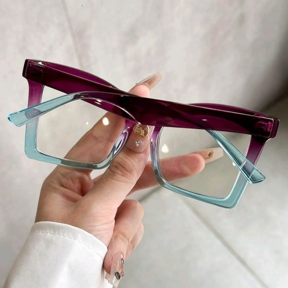 NEW Purple Oversize Fashion Transitional Reading (1.00) Glasses